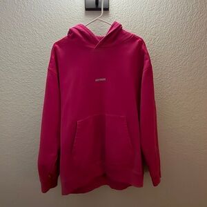 SET of IVY PARK Hot Pink Crewneck Hoodie